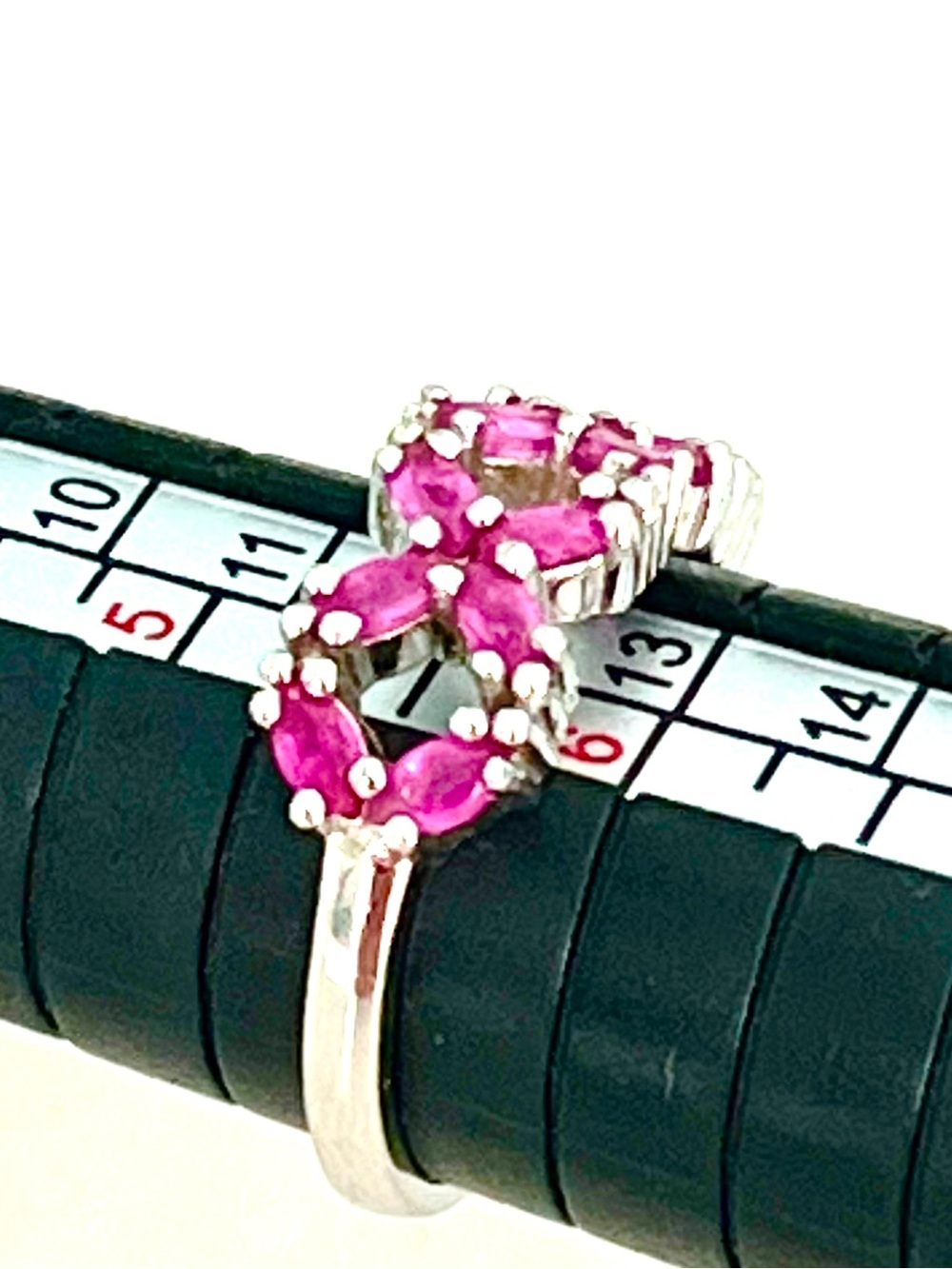 Genuine Ruby 14KGP Ring - Picture 2 of 4